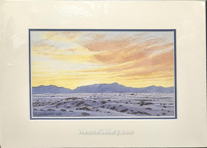 White Sands - Sunset by Dan Stouffer
